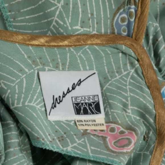 Jeanne Marc Vintage 80s Saks Fifth Ave Art Deco Perfect Halloween Costume - Picture 7 of 8